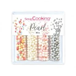 4 Décors En Sucre Pearl Mix 56 G ScrapCooking