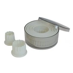 De Buyer 9 Découpoirs Ronds Cannelés En Plastique Alimentaire