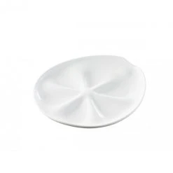 Assiette à Huîtres Blanche 26 X 24 Cm Impulse Revol