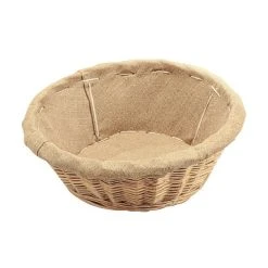 MALLARD FERRIERE Banneton Osier Entoilé Rond Ø 27,5 Cm X H 11 Cm Mallard Ferrière