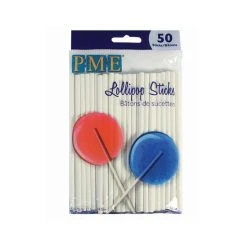 Bâtons Sucettes En Papier Rigide 11.5cm PME X50