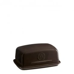 Beurrier Céramique Fusain 16,5 X 11,5 Cm Emile Henry