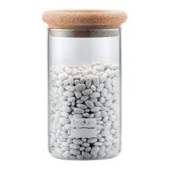 Bocal En Verre 1,0 L Bouchon En Liège Yohki Bodum