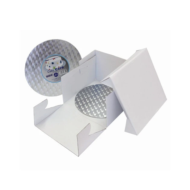 Boîte à Gâteau 35x35x15 Cm Avec Support PME