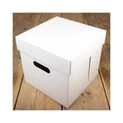 Boîte à Gâteau Carré 25.5x25.5cm H.25cm (x1) Funcakes