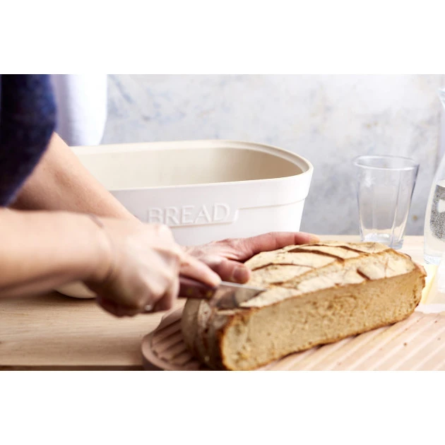 Boîte à Pain En Céramique Craie 35,5 X 24,5 X H 15,8 Cm Emile Henry – Image 3