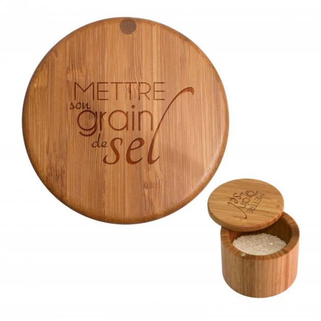 Boîte à Sel Magnétique En Bambou Totally Bamboo – Image 2