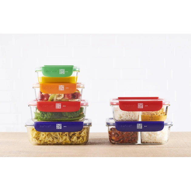 Boîte De Conservation Connectée 1,04 L Rouge Stor'eat Mastrad – Image 4