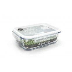 Boîte De Conservation En Verre Rectangle 1,5 L Pebbly