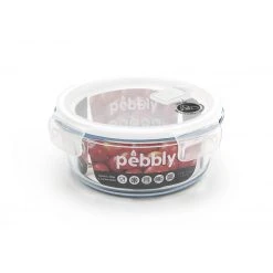 Boîte De Conservation En Verre Rond 950 Ml Pebbly