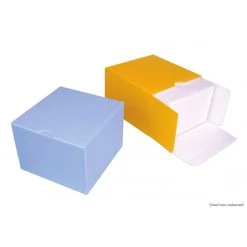 MALLARD FERRIERE Boîte Isotherme Carré 20 Cm Jaune (x25)