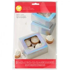 Wilton Boîtes Confiserie Noël Carton 20 X25 Cm (x3)