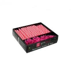 GATODECO Bougies Roses Avec Supports (x70) Gatodéco