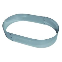 MALLARD FERRIERE Cadre à Mousse Oblong Inox 26 Cm X H 4,5 Cm Mallard