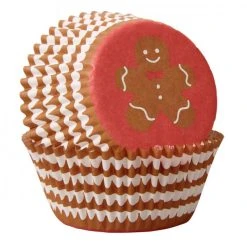 Caissette Cupcake Bonhomme Noël Wilton (x75)