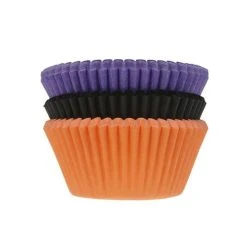 Caissette Cupcake Unie Halloween Ø5 Cm X75 House Of Marie