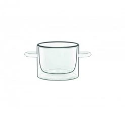 Casserole En Verre Double Paroi 12 Cl (x2) Luigi Bormioli THERMIC GLASS