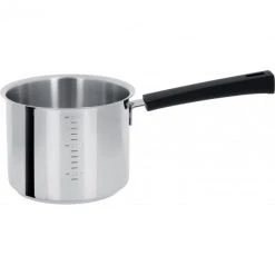 Casserole Haute Graduée Ø 14 Cm Mutine Manche Fixe Inox Cristel