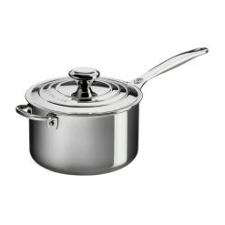 Casserole Inox Avec Couvercle 20 Cm Le Creuset