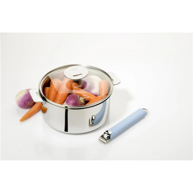 Casserole Mutine Ø 14 Cm Manche Amovible Inox Cristel – Image 2