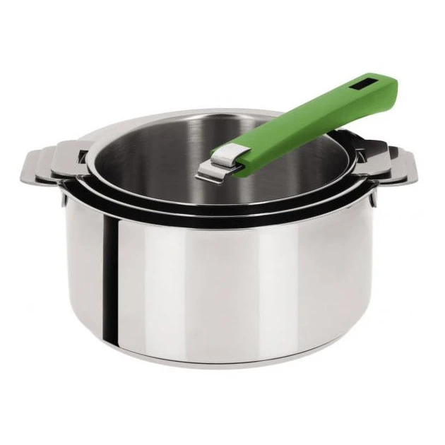 Casserole Mutine Ø 14 Cm Manche Amovible Inox Cristel – Image 4