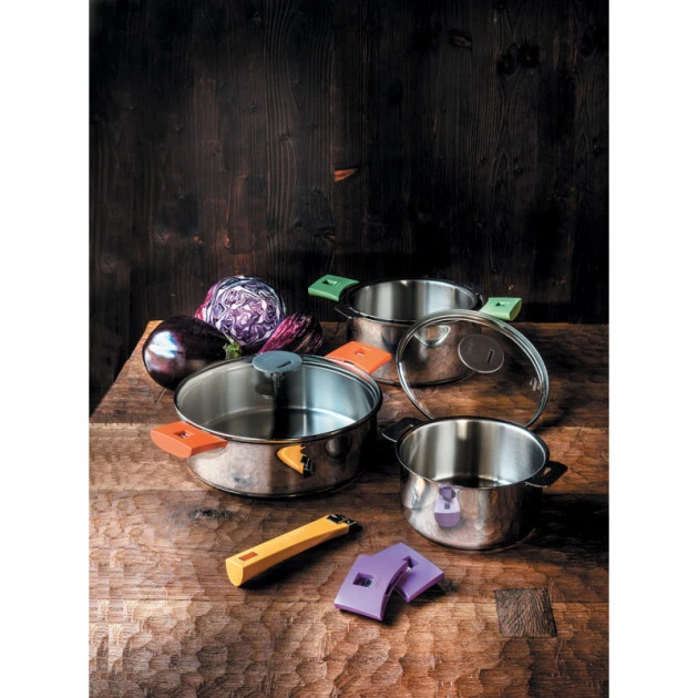 Casserole Mutine Ø 16 Cm Manche Amovible Inox Cristel – Image 4