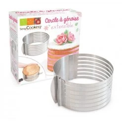 Cercle à Génoise Extensible Inox ScrapCooking