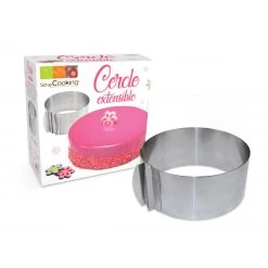 Cercle à Pâtisserie Extensible Inox Scrapcooking