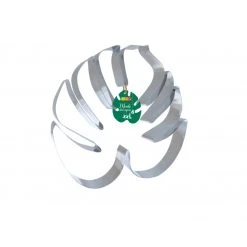 Cercle à Pâtisserie Inox Feuille Tropicale XXL 30 X 26 Cm Scrapcooking