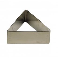 Cercle à Pâtisserie Inox Triangle 23 X 20 Cm X H 4,5 Cm Gobel