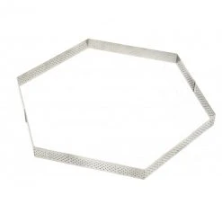Cercle à Tarte Perforé Hexagone Ø10 Cm De Buyer