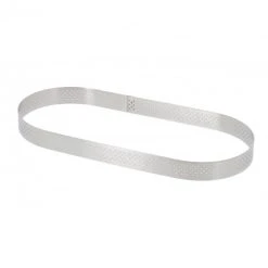 Cercle Perforé Forme Oblong 27 X 8 Cm De L'école Valrhona Par De Buyer