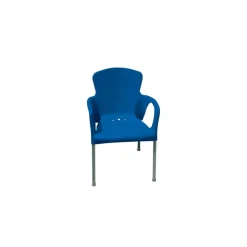 Chaise Empilable Eva Bleu Foncé Joluce