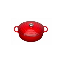 Cocotte En Fonte Basse 30 Cm Cerise Le Creuset Signature