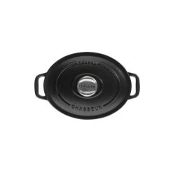 Cocotte En Fonte Ovale 17 Cm Noir Mat Chasseur