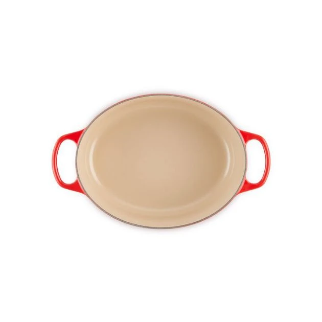 Cocotte En Fonte Ovale 29 Cm Cerise Le Creuset Signature – Image 4
