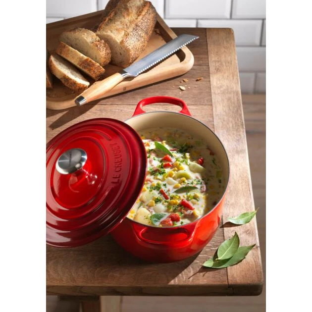 Cocotte En Fonte Ovale 29 Cm Cerise Le Creuset Signature – Image 6