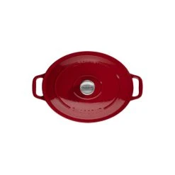 Cocotte En Fonte Ovale 29 Cm Rouge Chasseur
