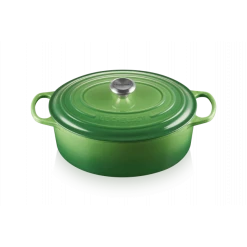Cocotte En Fonte Ovale 31 Cm Bamboo Le Creuset Signature