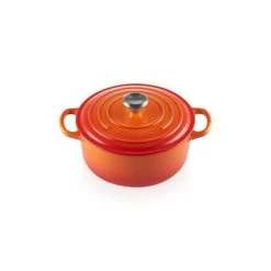 Cocotte En Fonte Ronde 22 Cm Volcanique Le Creuset Signature