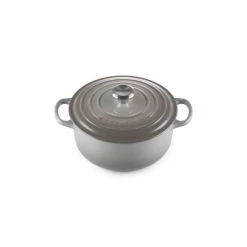 Cocotte En Fonte Ronde 24 Cm Mist Grey Le Creuset Signature