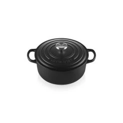 Cocotte En Fonte Ronde 28 Cm Noir Mat Le Creuset Signature