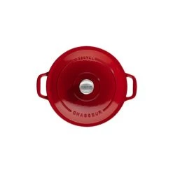 Cocotte En Fonte Ronde 28 Cm Rubis Chasseur