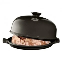 Coffret Cloche à Pain Emile Henry 28 Cm Couleur Fusain