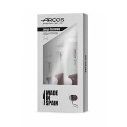 Coffret Couteaux Niza Bordeaux Irisé (x3) Arcos