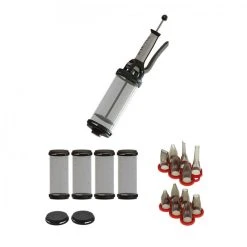 Coffret Le Tube Pro Piston à Pâtisserie + Recharges Et Douilles De Buyer