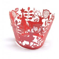 Contour Cupcake Noël X12 Scrapcooking