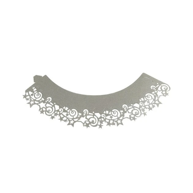 Contour Cupcakes Etoile Argenté PME (x12) – Image 2