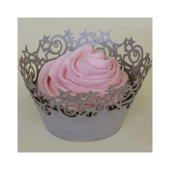 Contour Cupcakes Etoile Argenté PME (x12)
