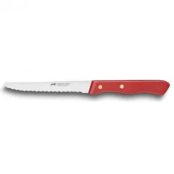 Couteau De Table Cranté 10,5 Cm Sabatier Rouge